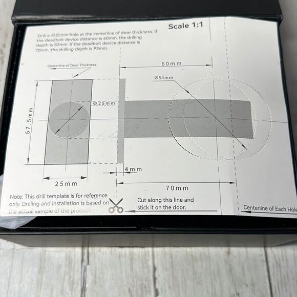 KANFOX Keyless Entry Door Lock Smart Lock for Front Door with Doorbell Fingerpri - Picture 3 of 6